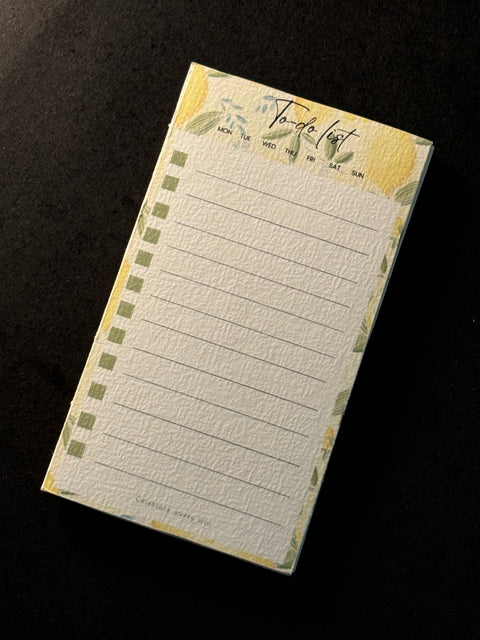 Citrus To-Do Card: Brighten Your Day, Organize Your Tasks