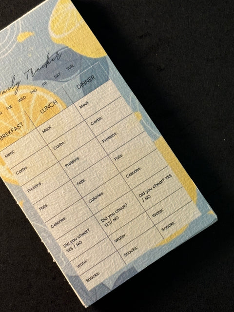 Lemon & Lean Diet Tracker Card