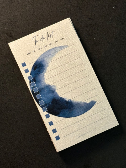 Moonlit | Serene Night Sky To-Do List Card