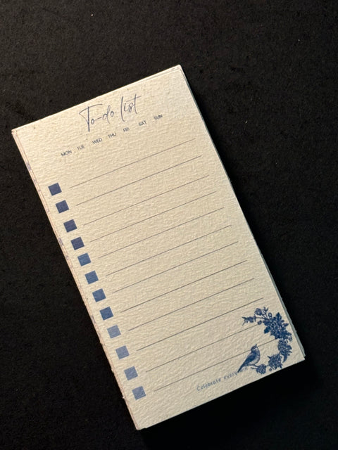 Blue Bird | Free-Spirited To-Do List Card