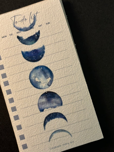 Lunar Cycle | Phased Planning To-Do List Card