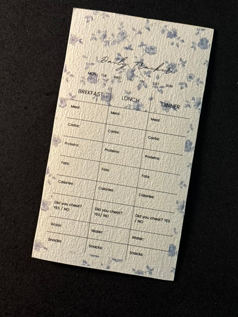 Track It Diet Tracker Card