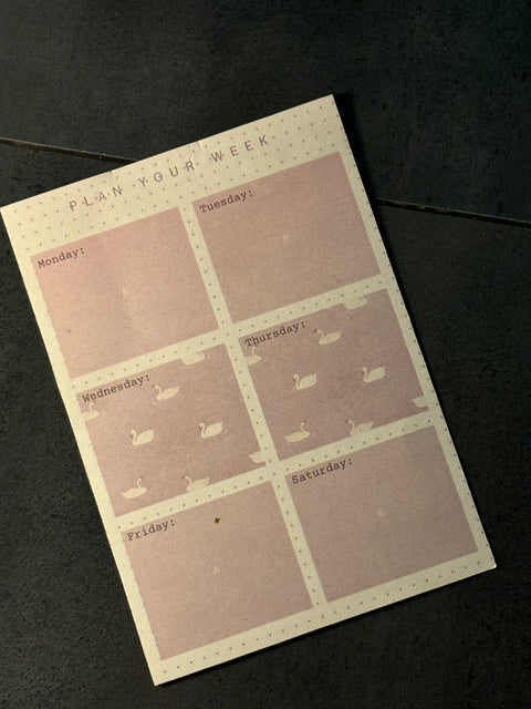 Quack Notes Weekly Planner