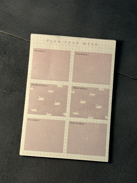 Quack Notes Weekly Planner