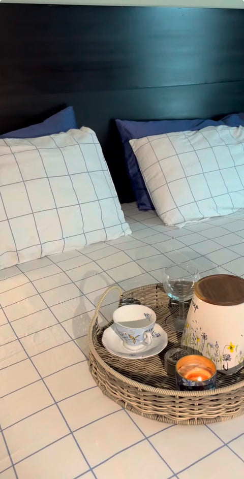 Grid Comfort Bedsheet