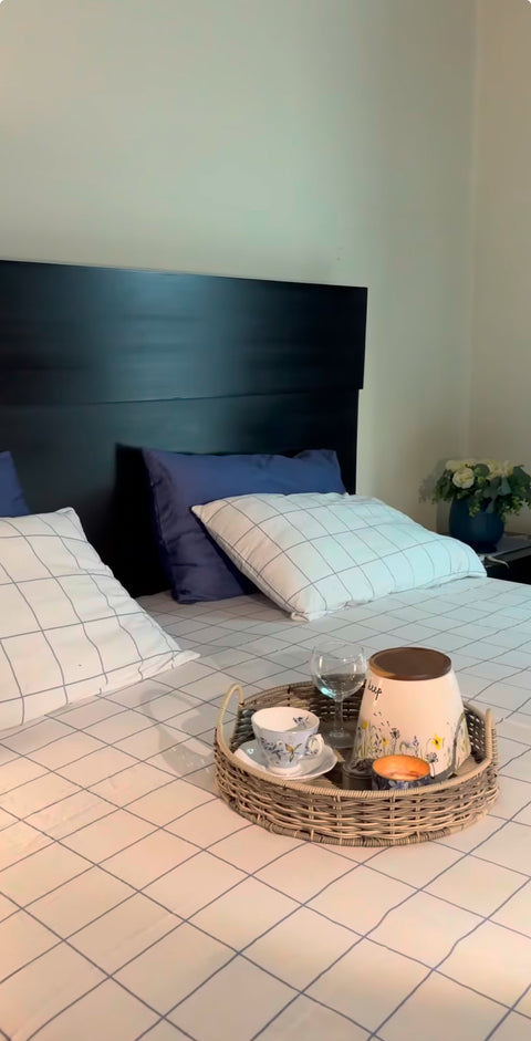 Grid Comfort Bedsheet