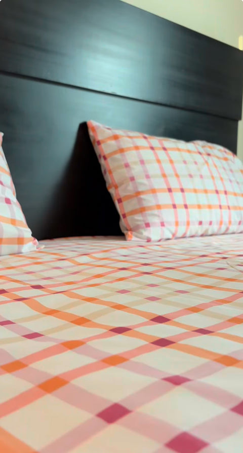 Sunset Bloom Bedsheet